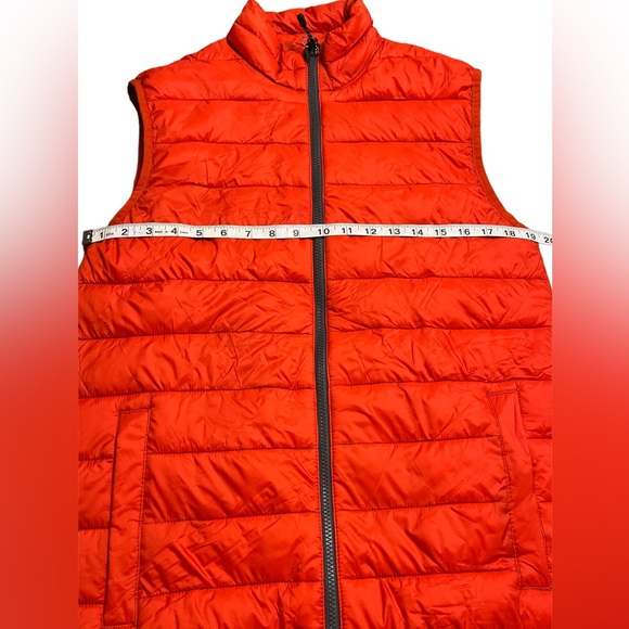 Men’s Orange Red Swiss Tech Jacket - Picture 5 of 6